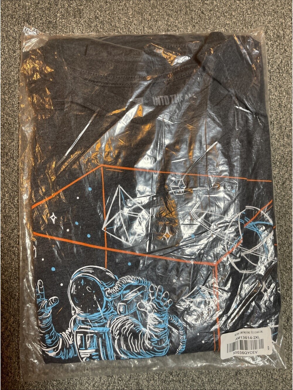 New - Into The Am Tee-Charcoal Astral Dimensión  AM13614 - 2XL